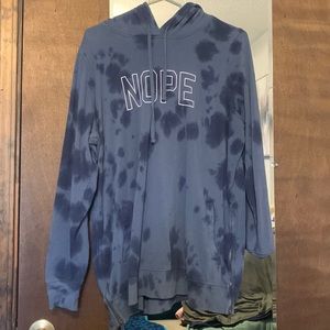 Tye dye “NOPE” hoodie